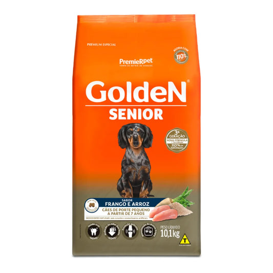 Ração Golden Senior Mini Bits Sabor Frango