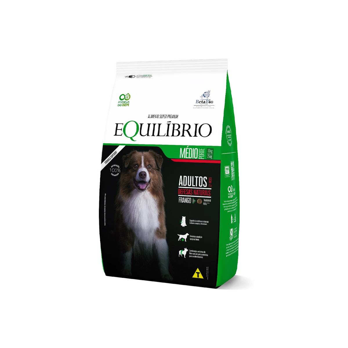 Ração Equilíbrio para Cães Adultos de Porte Médio