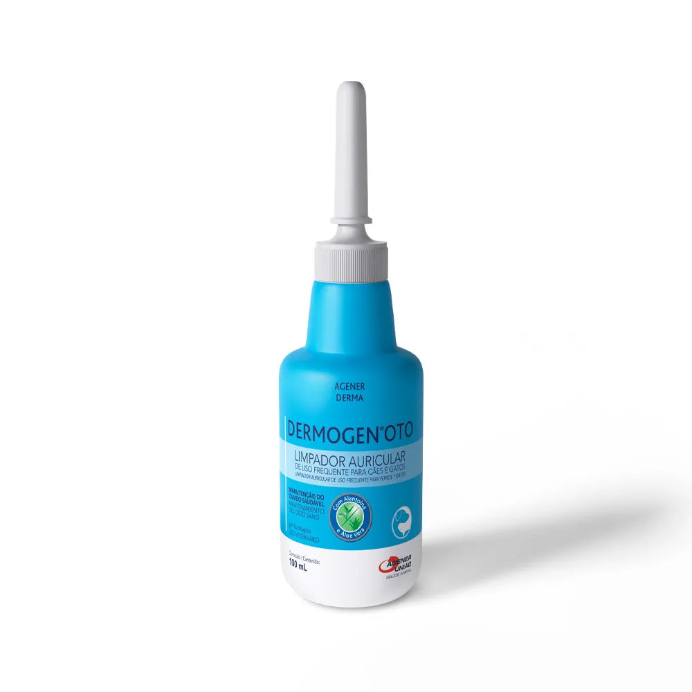 Limpador Auricular Agener Derma Dermogen Oto para Cães e Gatos