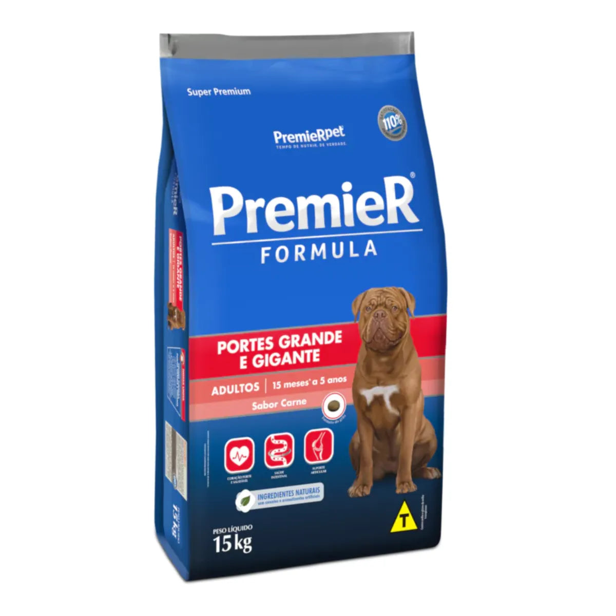 Premier Pet Formula Carne Cães Adultos Porte Grande e Gigante 15kg