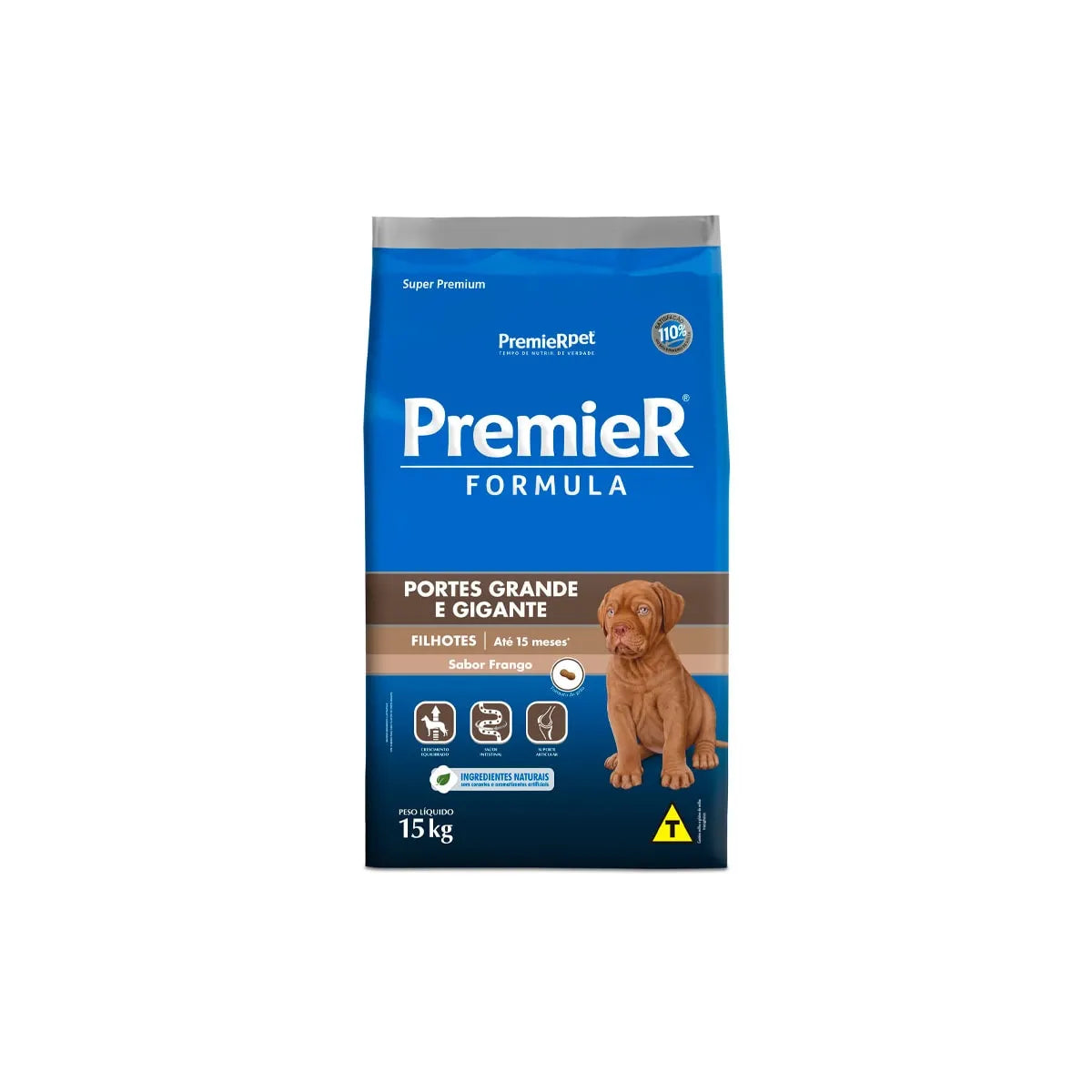 Premier Pet Formula Cães Filhotes Raças Grandes e Gigantes Frango 15kg