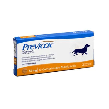 PREVICOX DOG 57MG X 10 COMRIMIDO MASTIGAVEL - CX