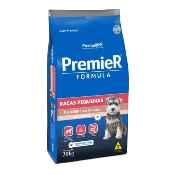 Ração Premier Fórmula para Cães Filhotes de Raças Pequenas Sabor Frango