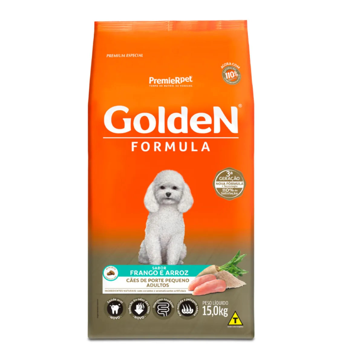 Ração Golden Fórmula Mini Bits para Cães Adultos de Porte Pequeno