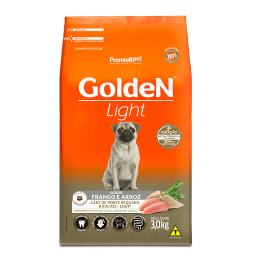 Ração Golden Light para Cães Adultos de Pequeno Porte
