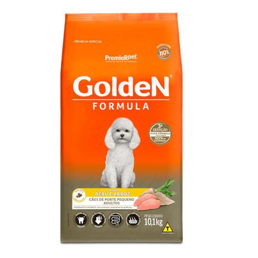 Ração Golden Mini Bits para Cães Adultos Sabor Peru