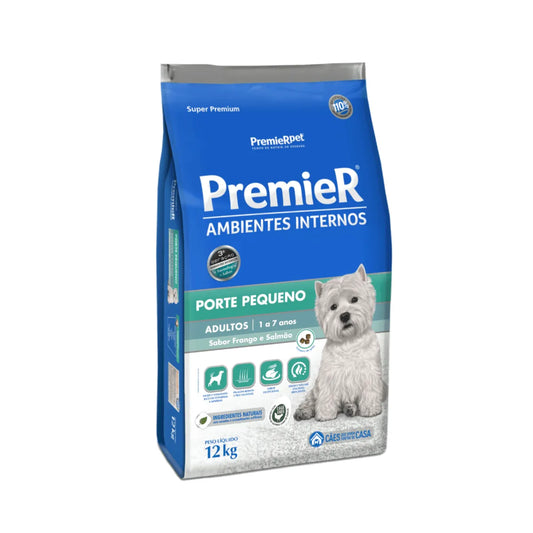Ração Premier Ambientes Internos para Cães Adultos Porte Pequeno