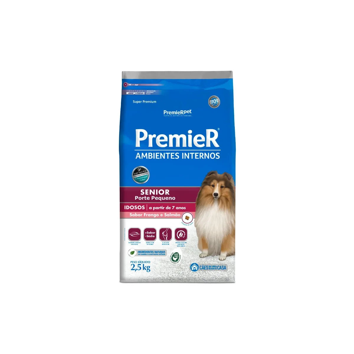 Ração Premier Ambientes Internos para Cães Sênior