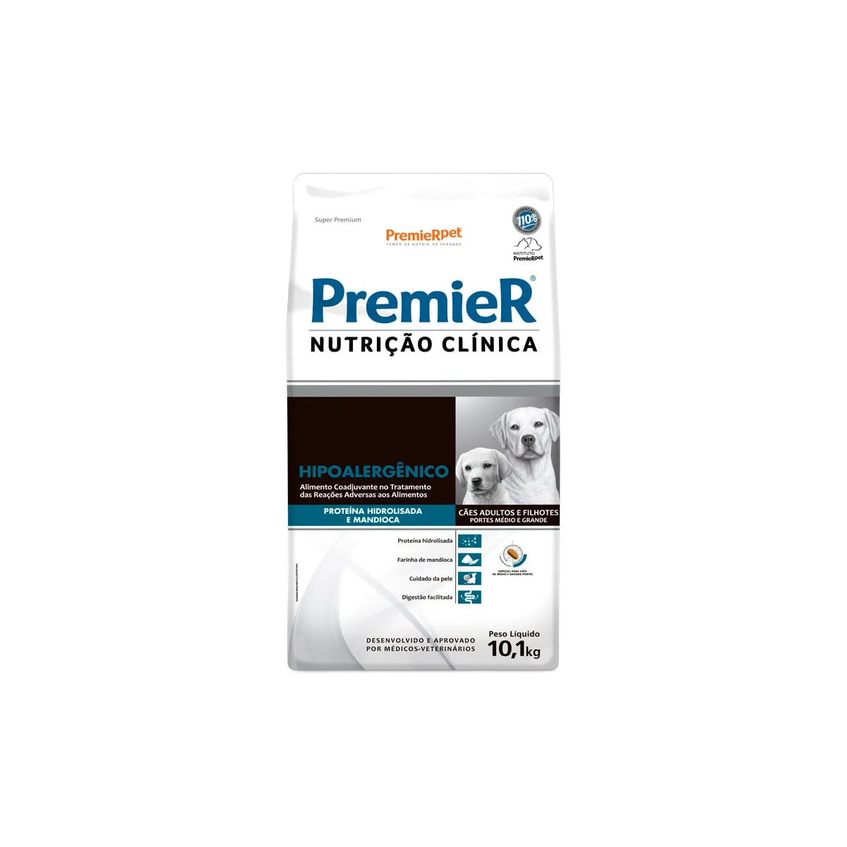 Ração Premier Nutrição Clínica Hipoalergênica para Cães de Médio e Grande Porte 10,1kg