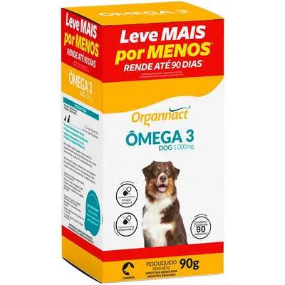 Suplemento Vitamínico Organnact Omega 3 Dog