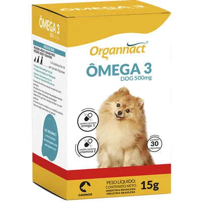 Suplemento Vitamínico Organnact Omega 3 Dog