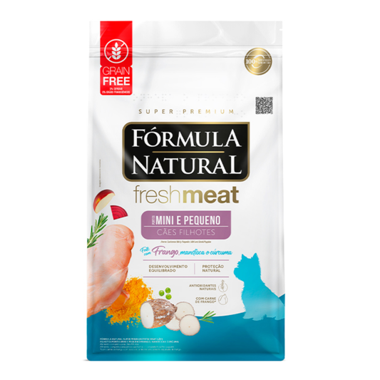 Ração Fórmula Natural FreshMeat para Cães Filhotes Raças Mini e Pequena