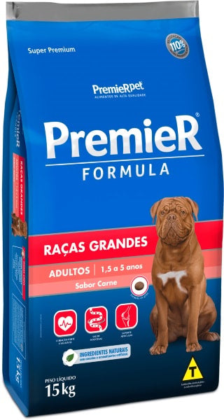 Ração Premier Fórmula para Cães Sênior de Porte Grande e Gigante Sabor Frango 15kg