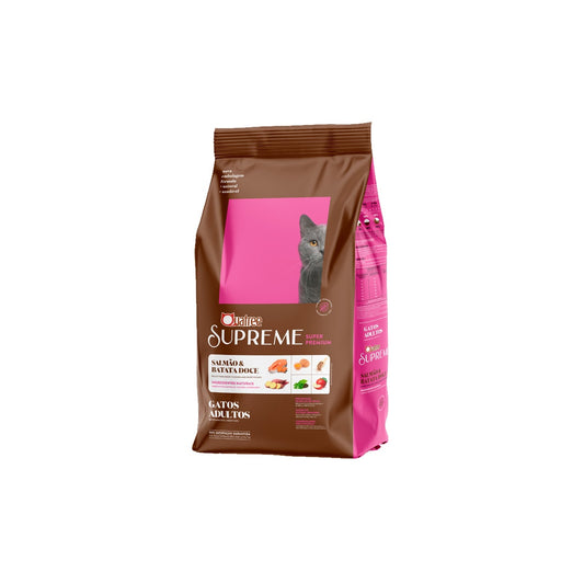 Ração Quatree Supreme para Gatos Adultos Sabor Salmão e Arroz
