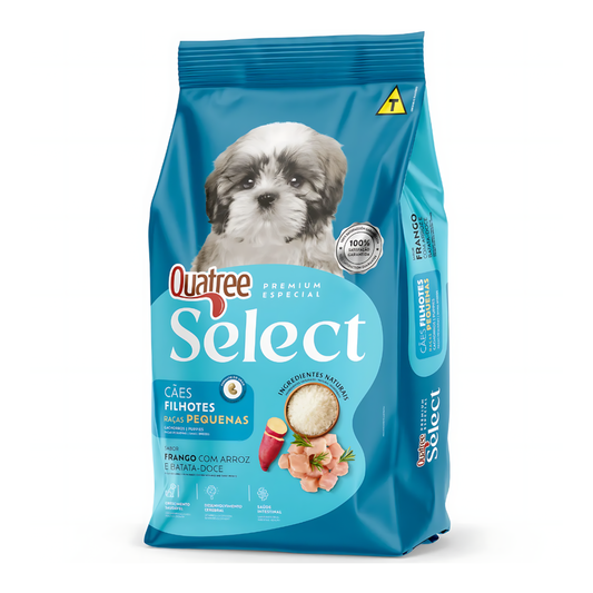 Ração Quatree Select para Cães Filhotes de Porte Pequeno