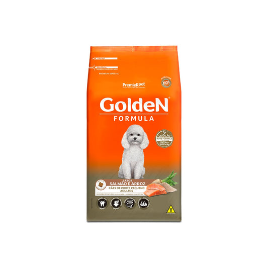 Ração Golden Mini Bits para Cães Adultos Sabor Salmão