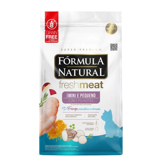 Ração Fórmula Natural Fresh Meat Cães Filhotes Raças Médias