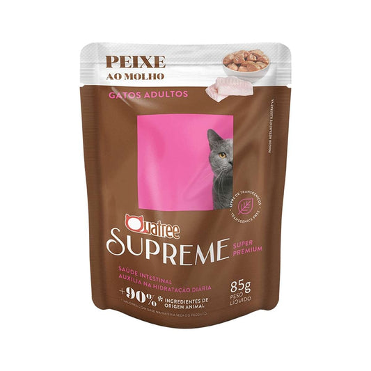 Ração Úmida Quatree Supreme Peixe para Gatos Adultos