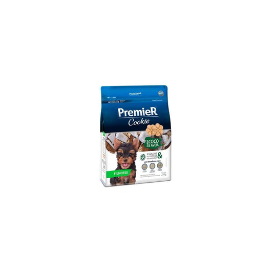 Biscoito Premier Biscoito para Cães Filhotes Sabor Coco e Aveia 250g