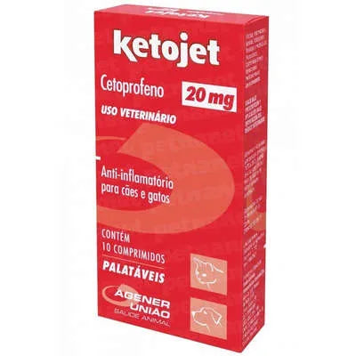 Anti-Infamatório Agener União Ketojet Cetoprofeno 10 comprimidos