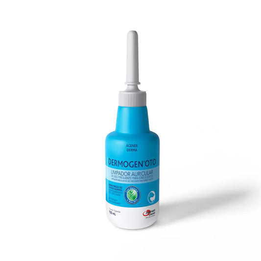 Limpador Auricular Agener Derma Dermogen Oto para Cães e Gatos