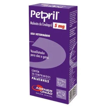 Petpril -  Vasodilatador para Cães e Gatos 30 comprimidos