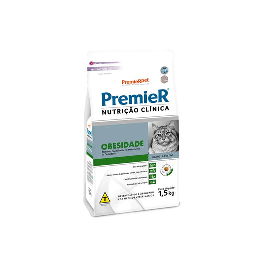 Ração Premier Nutrição Clínica Obesidade para Gatos