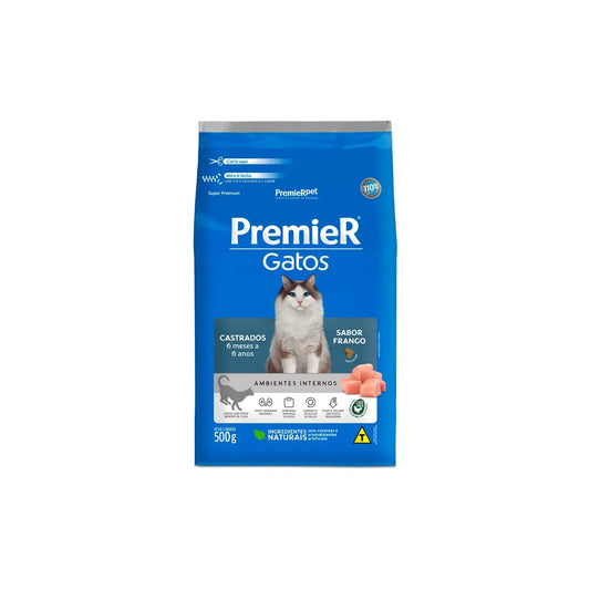 Ração Premier para Gatos Castrados de 6 meses a 6 anos