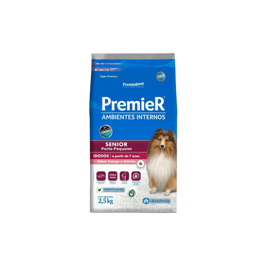 Ração Premier Ambientes Internos para Cães Sênior
