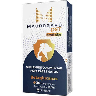 Suplemento Alimentar Avert Macrogard Pet Small Size para Cães e Gatos