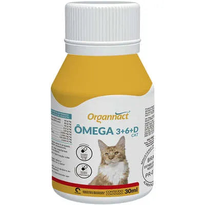 Suplemento Vitamínico Organnact Ômega 3+6+D Cat