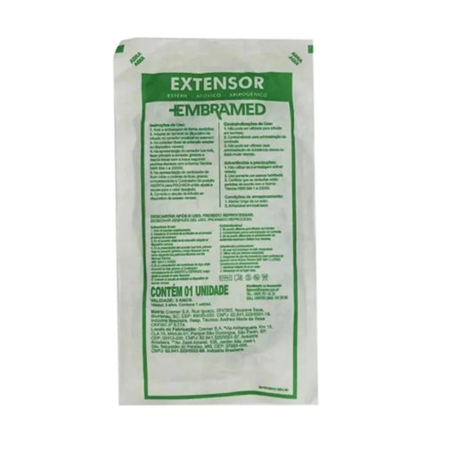 Extensor para Equipo 120cm Luer Lock - Embramed