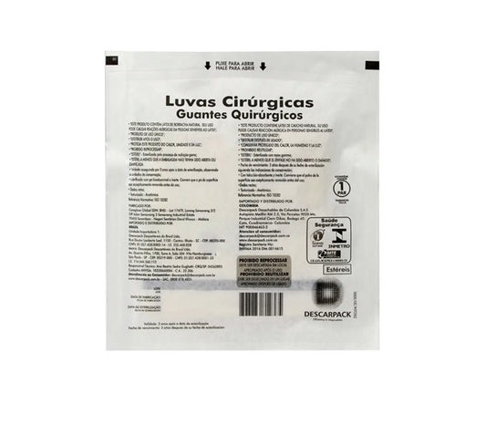 Luvas Descartáveis Cirúrgicas Estéreis - Descarpack